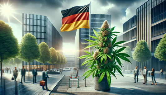 German Flag and Cannabis