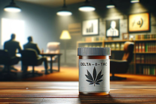 Small container of Delta-8-THC