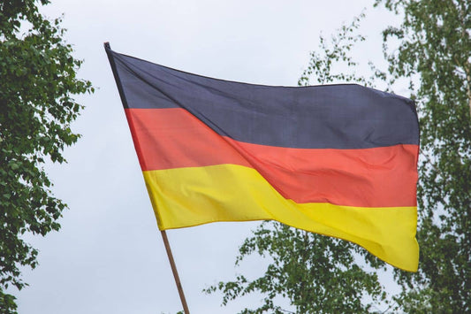 flag of Germany waving