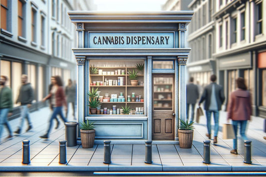 A small cannabis dispensary