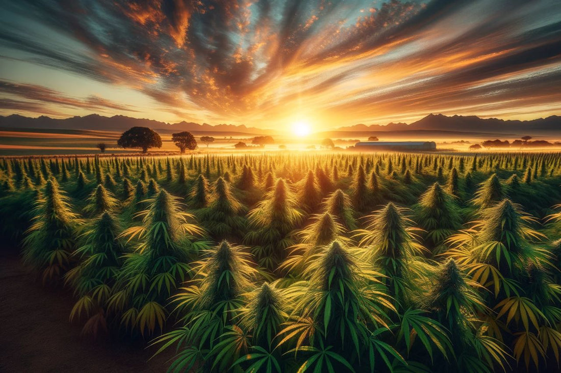 Hemp field in South Africa