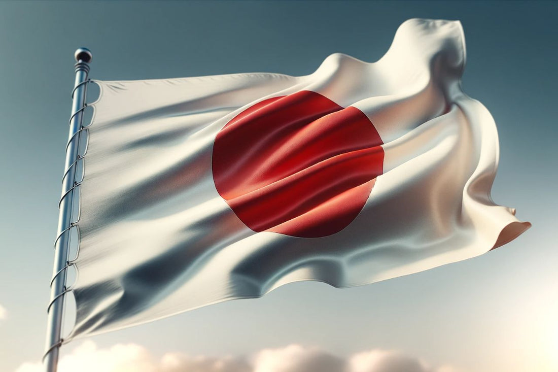 Waving Flag of Japan