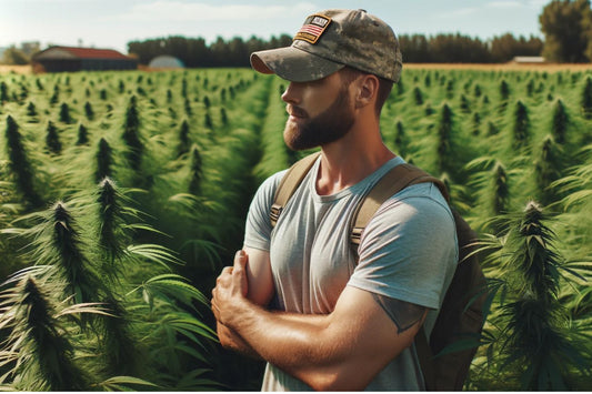 A man standing on a field