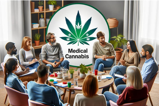 Group discussion about cannabis