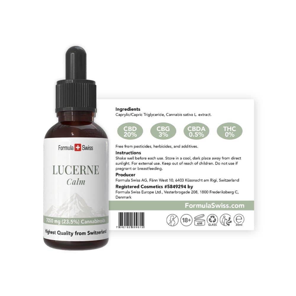 Lucerne Calm - 30 ml CBD oil